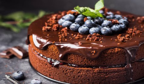 This impressive but simple chocolate cake ticks all the boxes for Easter entertaining. You can swap out the blueberries for other fruits to make this showstopper all year round.