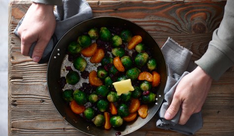 This is a lovely seasonal recipe with a little twist to make your sprouts sing!