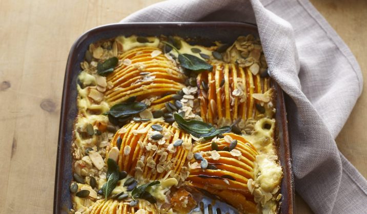 Try this delicious vegetarian crumble for dinner...